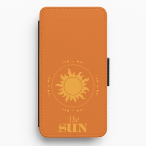 Comfort touch The Sun Orange Flip / Wallet Phone Case