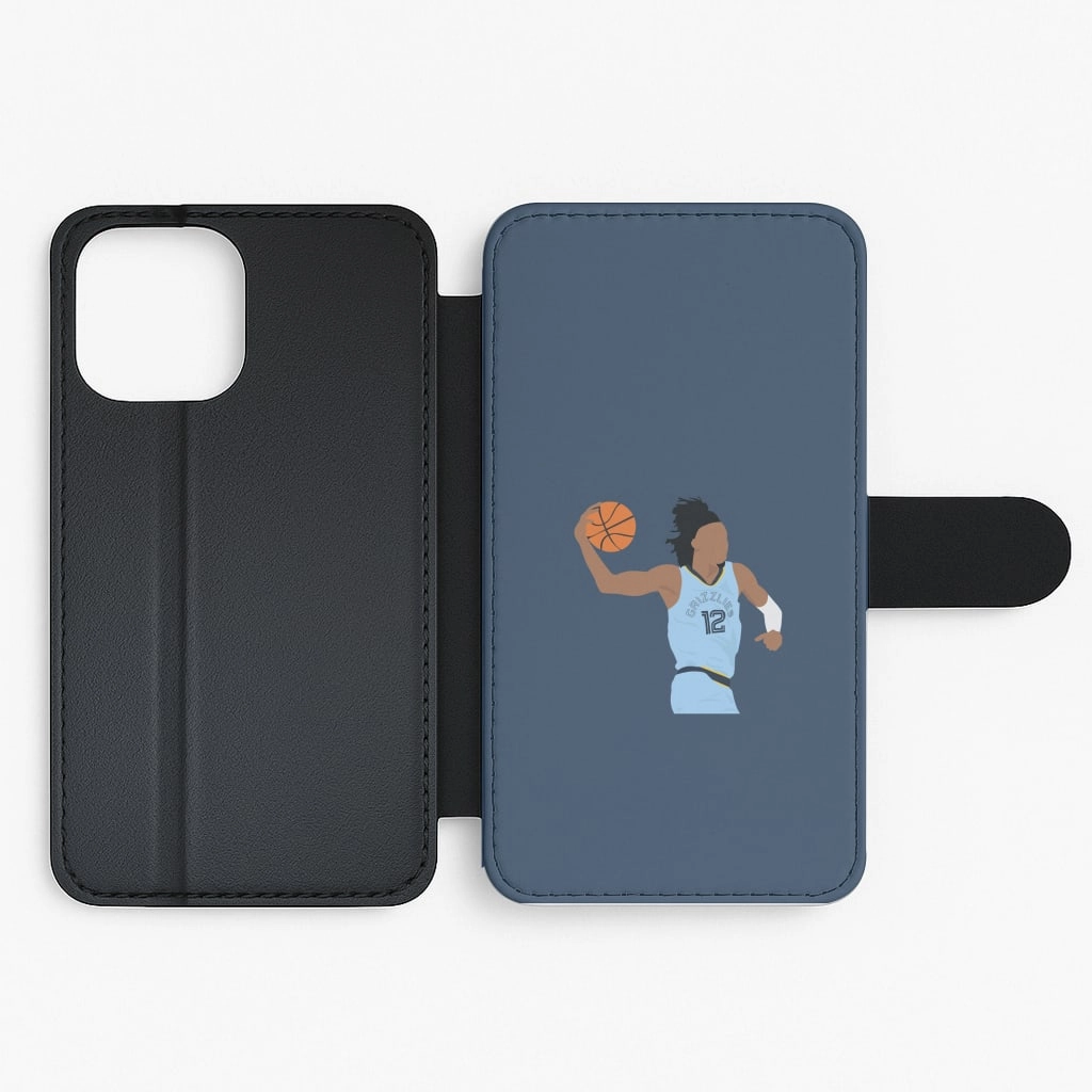 Clear Protection Morant - Basketball Flip / Wallet Phone Case