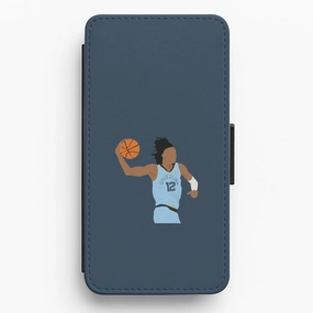 Morant - Basketball Flip / Wallet Phone Case Daily Durability Edge Reinforced