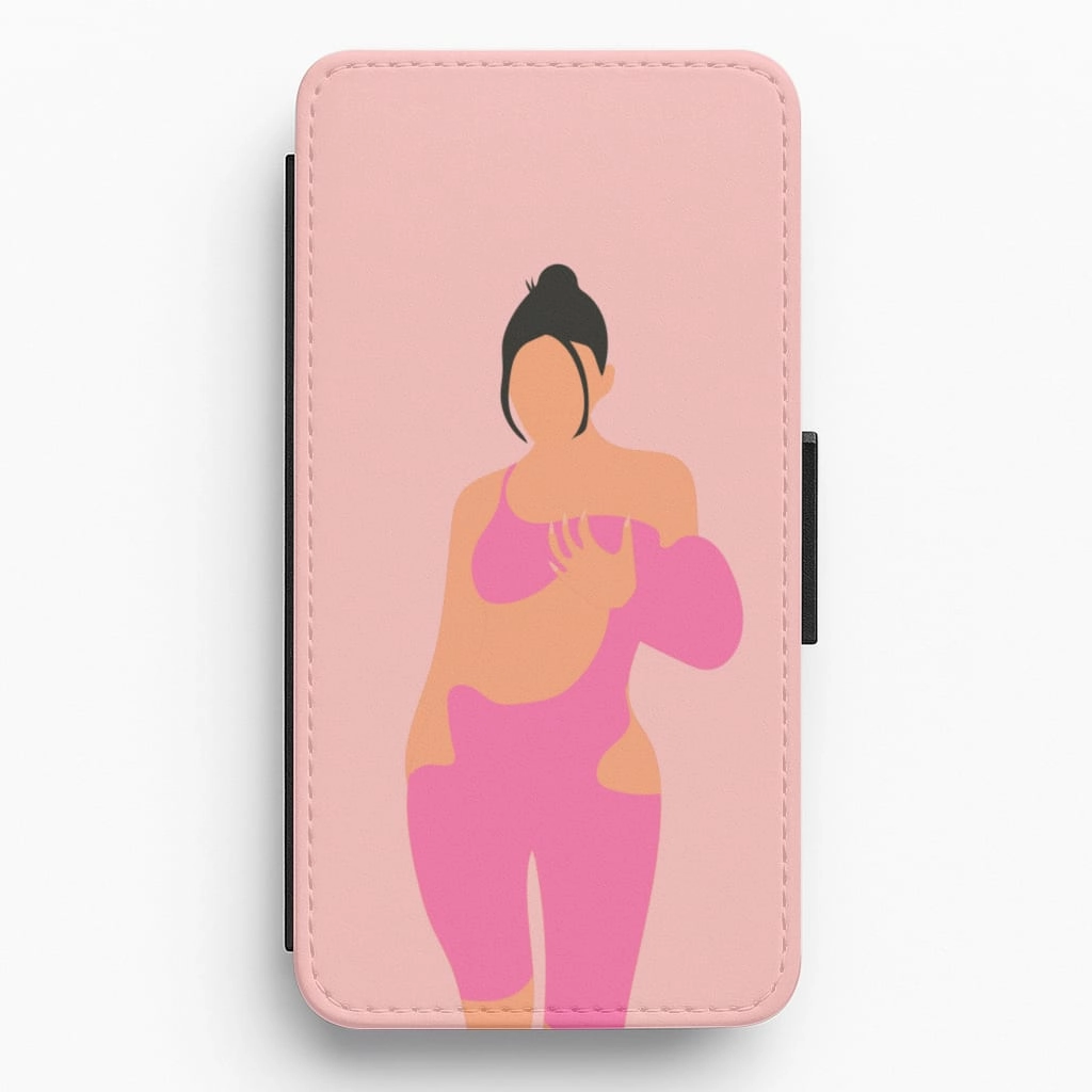 Vivid Detail Elegant Design Layer Pretty In Pink - Kylie Jenner Flip / Wallet Phone Case