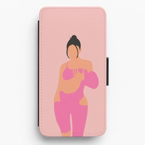 Vivid Detail Elegant Design Layer Pretty In Pink - Kylie Jenner Flip / Wallet Phone Case