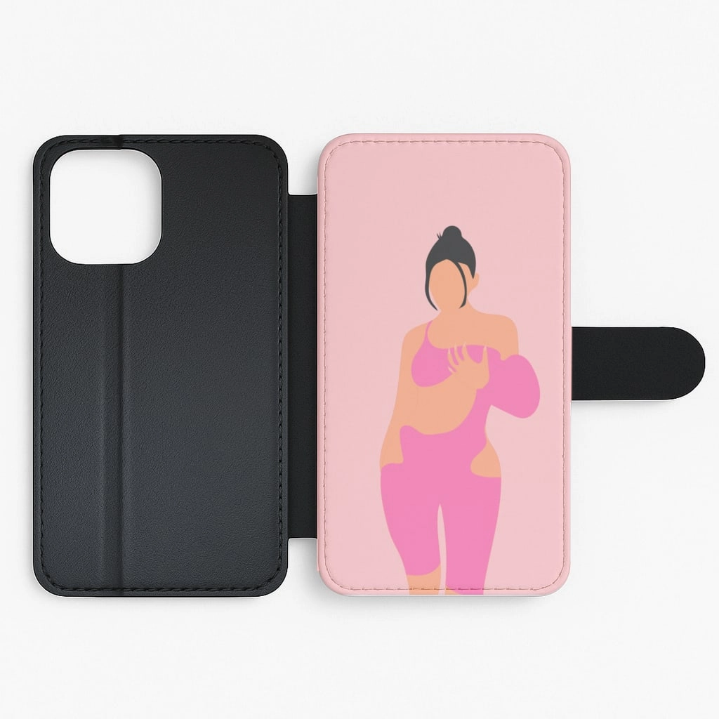Sleek Feel Pretty In Pink - Kylie Jenner Flip / Wallet Phone Case