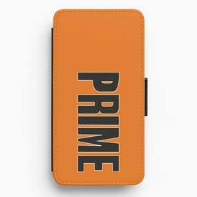 easy installation Hybrid Texture Prime - Orange Flip / Wallet Phone Case