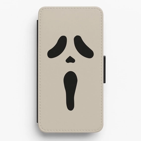 High Quality Scream Face Flip / Wallet Phone Case