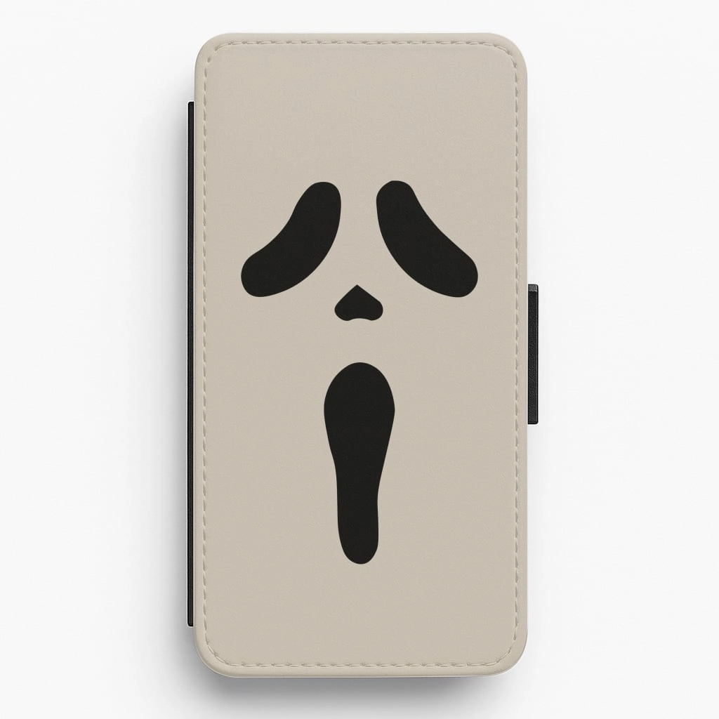 High Quality Scream Face Flip / Wallet Phone Case