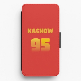 Kachow 95 - Cars Flip / Wallet Phone Case Clear View