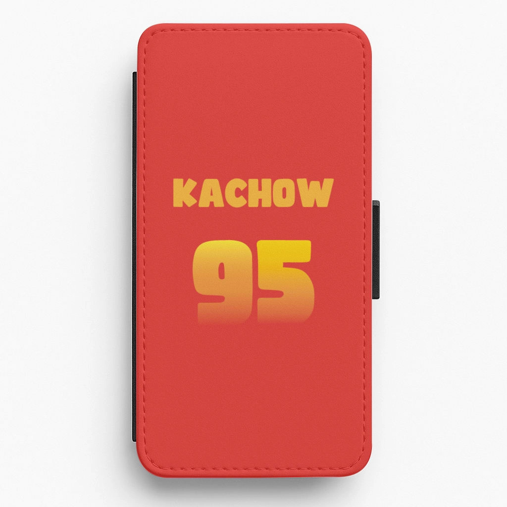 Kachow 95 - Cars Flip / Wallet Phone Case Clear View