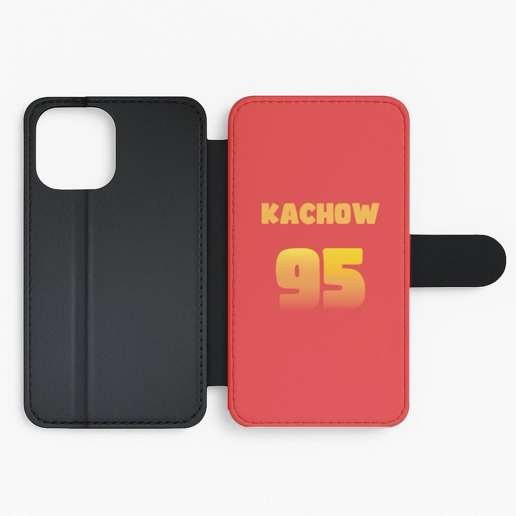 Matte Design Texture Kachow 95 - Cars Flip / Wallet Phone Case