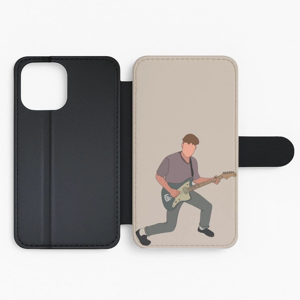 Faceless Fender Flip / Wallet Phone Case Soft Layer Texture