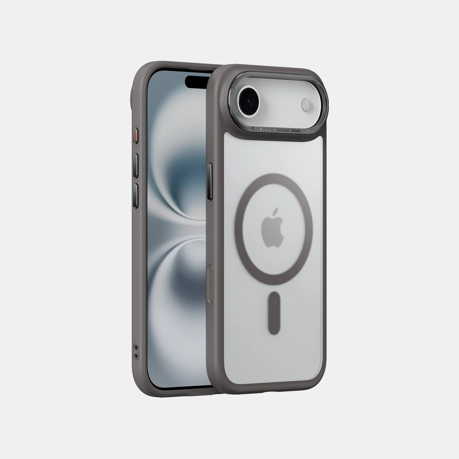 Compact Texture Layer Grip Enhanced iPhone 17 Air Bumper Case with MagSafe