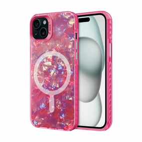 ZIZO JEWEL Series iPhone 15 Plus MagSafe Case - Blossom Matte Coating Creative Artwork
