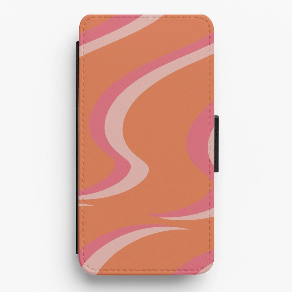 Psychedelic Pattern VII Flip / Wallet Phone Case Premium Surface Everyday Carry