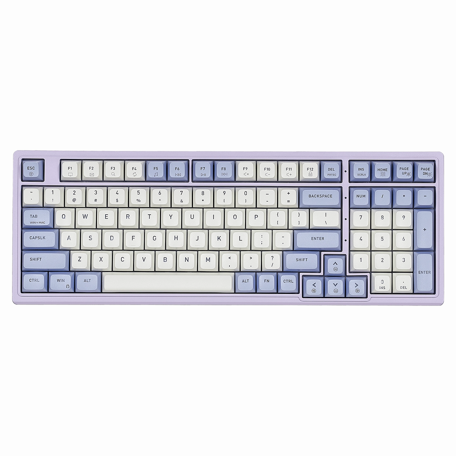 Optical Switch Kit Purple Rain M4 99-Key Creamy Wired Mechanical Keyboard