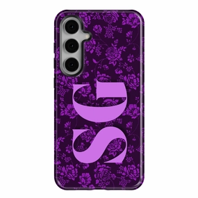 Purple Reign Premium Pattern Design Raised Bezels