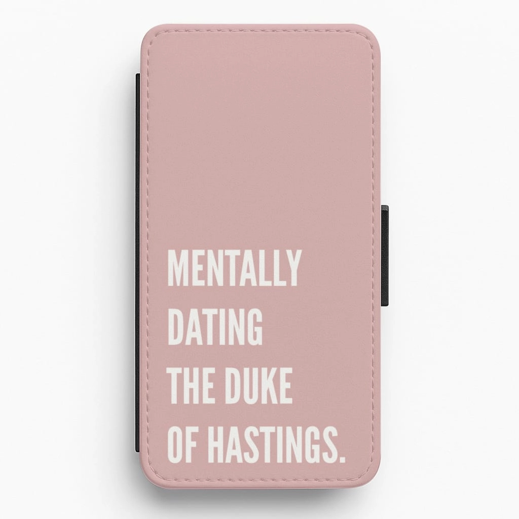 Comfort Pattern Texture Premium Texture Layer Mentally Dating The Duke Of Hastings - Bridgerton Flip / Wallet Phone Case