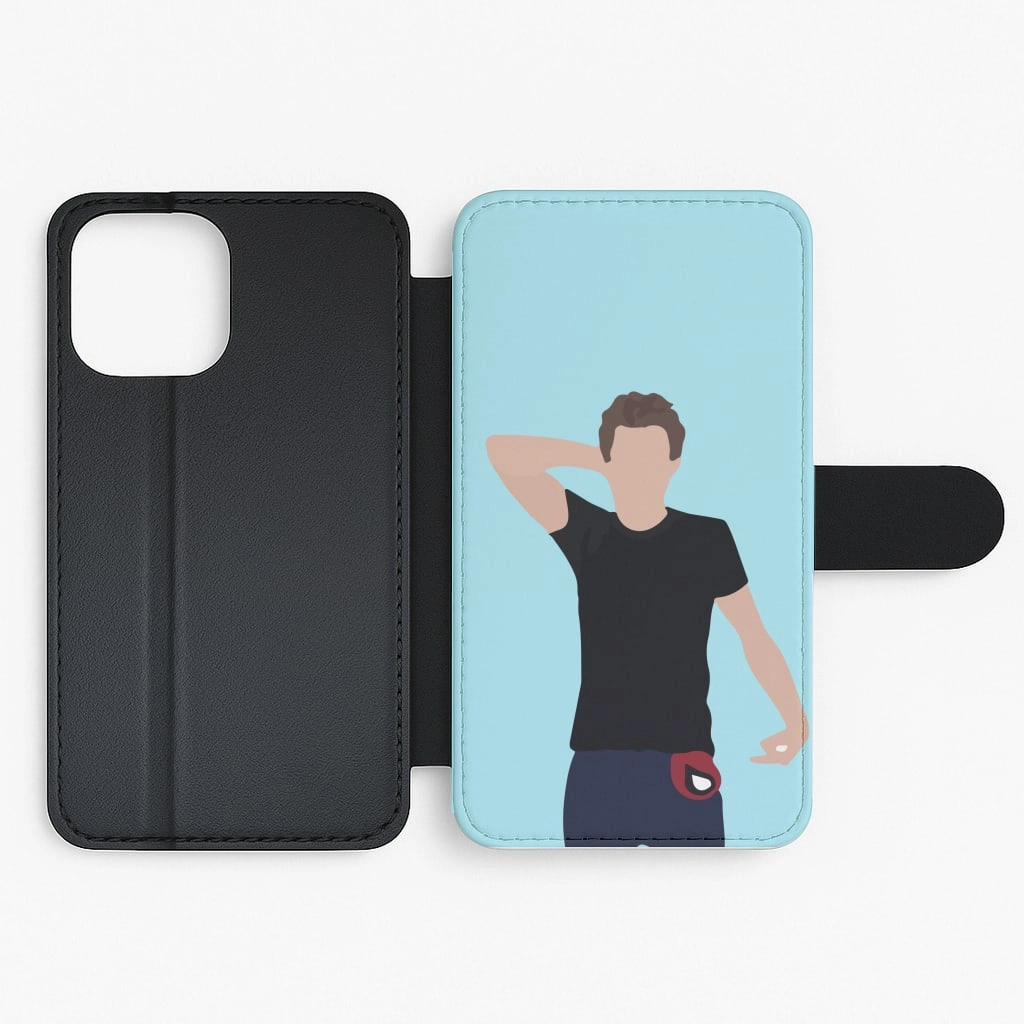 Hybrid Touch Hiding The Identity Of Spider-man Flip / Wallet Phone Case