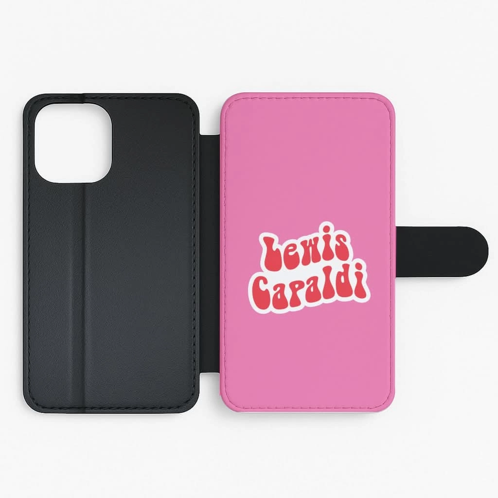 Portable Accessory Red Name Flip / Wallet Phone Case