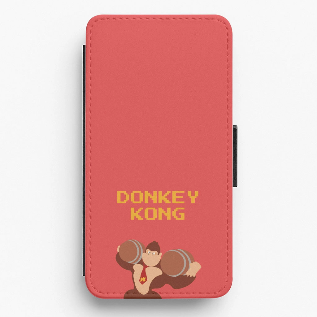 anti fingerprint Donkey Kong Flip / Wallet Phone Case