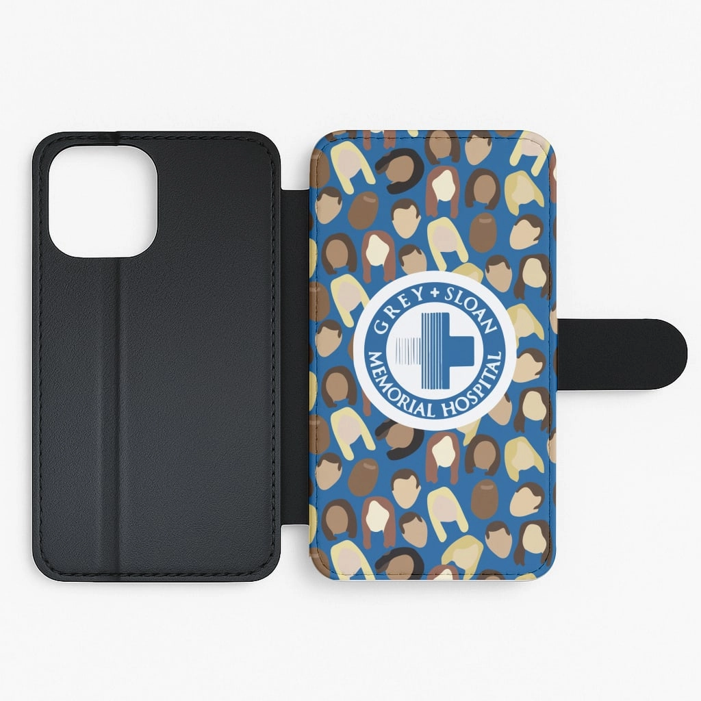 Portable Fit Grey Sloan Memeorial hospital - Grey's Anatomy Flip / Wallet Phone Case
