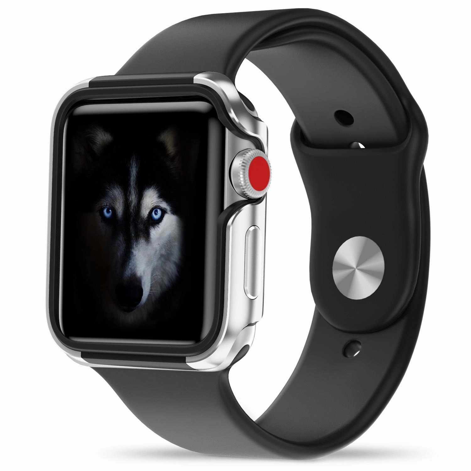 Elegant Detail Zizo Shock Series for Apple Watch 42mm, Aluminum Metal Bumper Hybrid Case