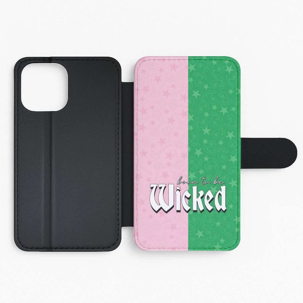 Born To Be Wicked Flip / Wallet Phone Case Ultra light