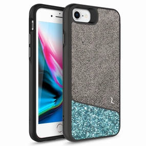 ZIZO DIVISION Series Case for iPhone SE (2020) / iPhone 8 / iPhone 7 - Black & Mint Magnetic Mount