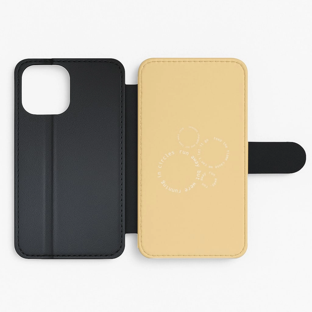 Colorful option Running In Circles - Post Flip / Wallet Phone Case