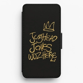Jughead Jones Was Here - Black - Riverdale Flip / Wallet Phone Case Elegant Edge