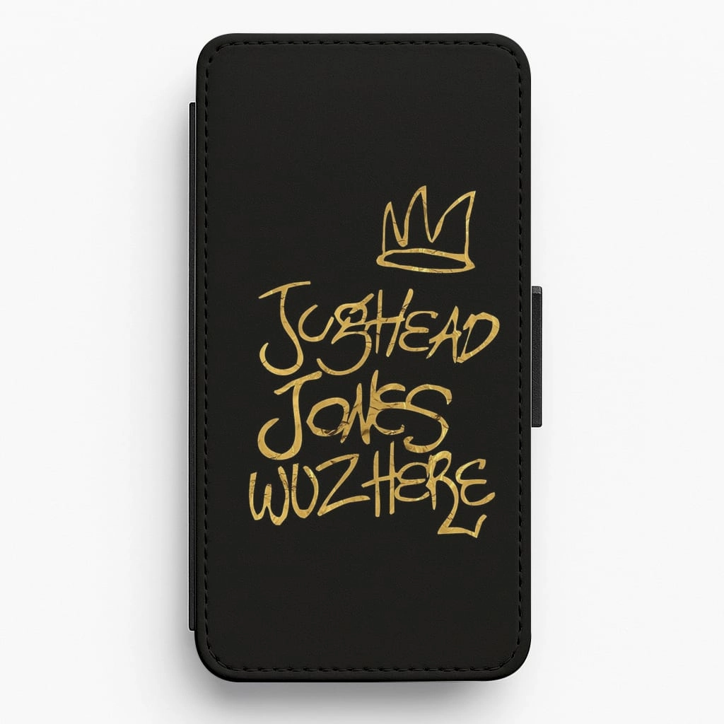 Jughead Jones Was Here - Black - Riverdale Flip / Wallet Phone Case Elegant Edge
