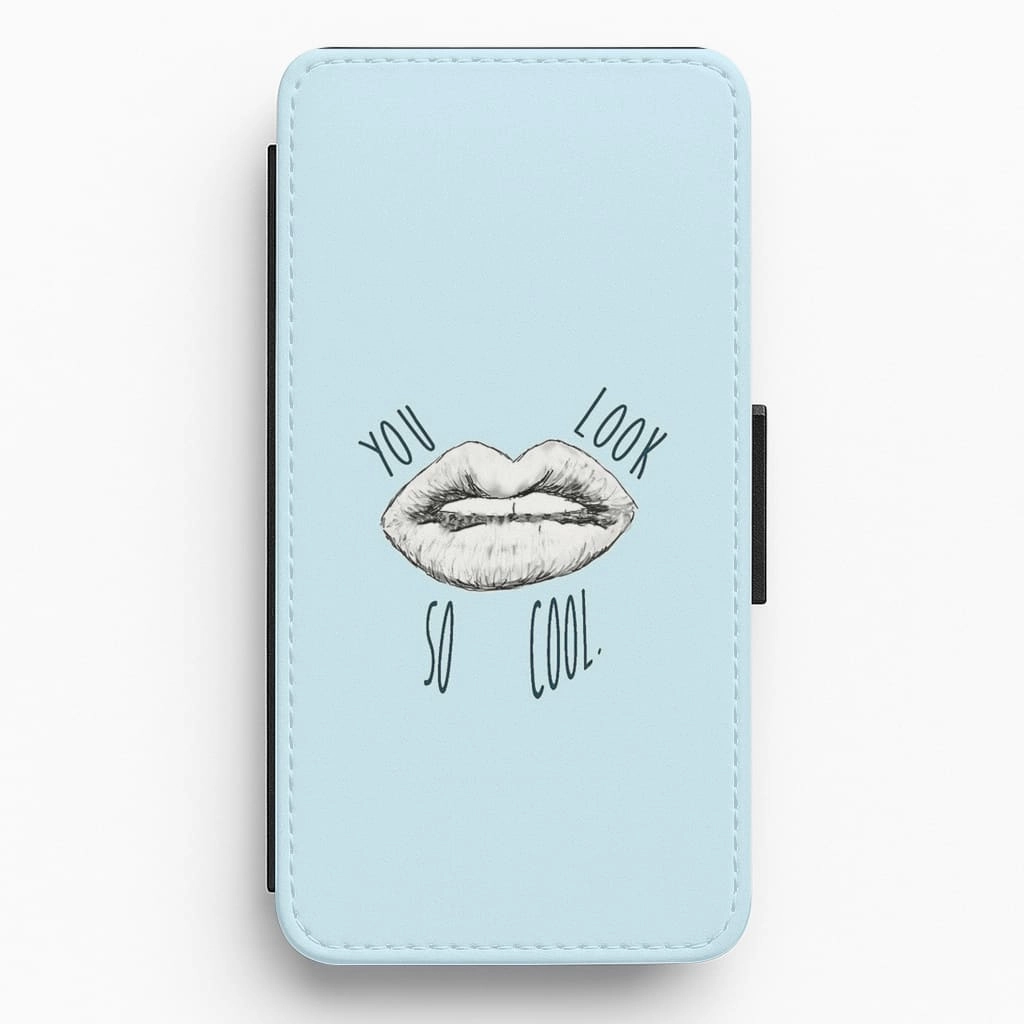 Elegant Craft Premium Grip You Look So Cool - 1975 Flip / Wallet Phone Case