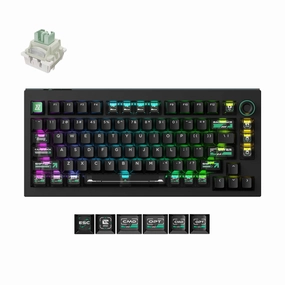 Wireless Mechanical Setup RGB Zones Lemokey L5 HE Magnetic Switch Custom Gaming Keyboard