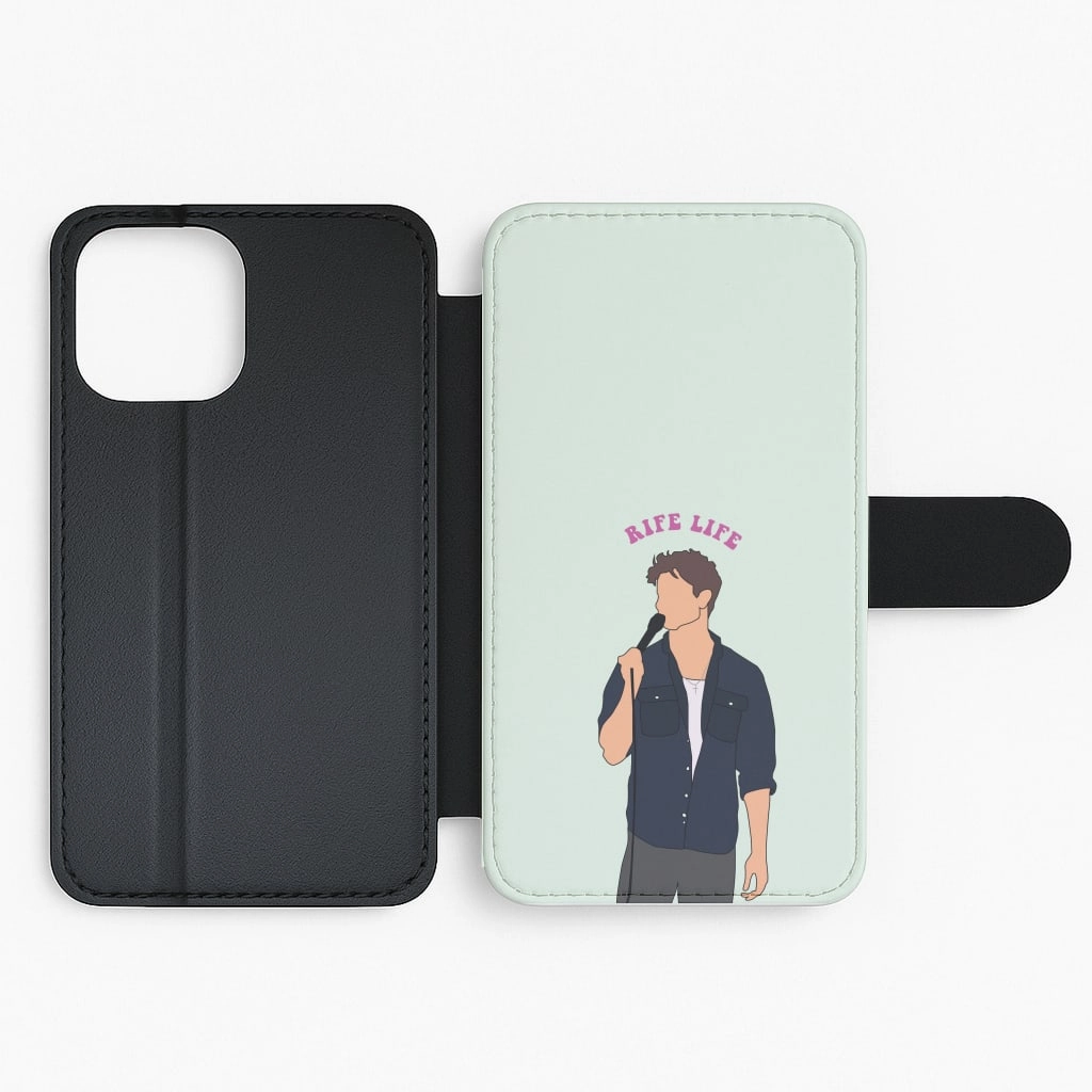 Everyday Function Protective Pattern Texture Rife Life Flip / Wallet Phone Case