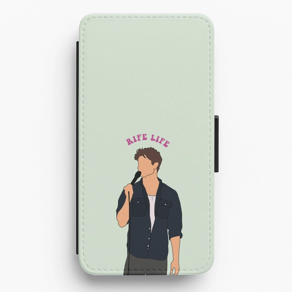 Classic Finish Elegant Finish Rife Life Flip / Wallet Phone Case