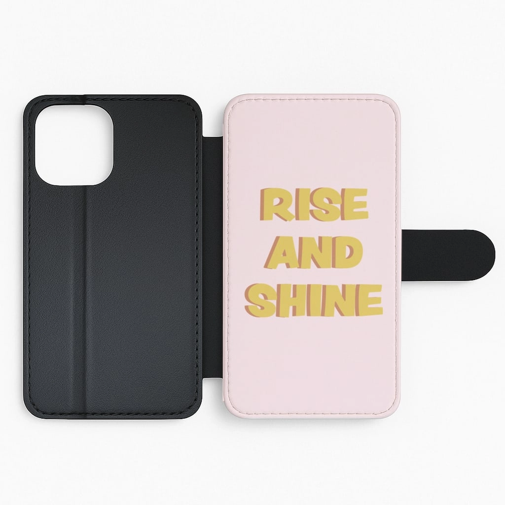 Rise And Shine - Kardashian Flip / Wallet Phone Case Screen Bumper