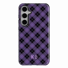 Vivid Texture Royal Plaid