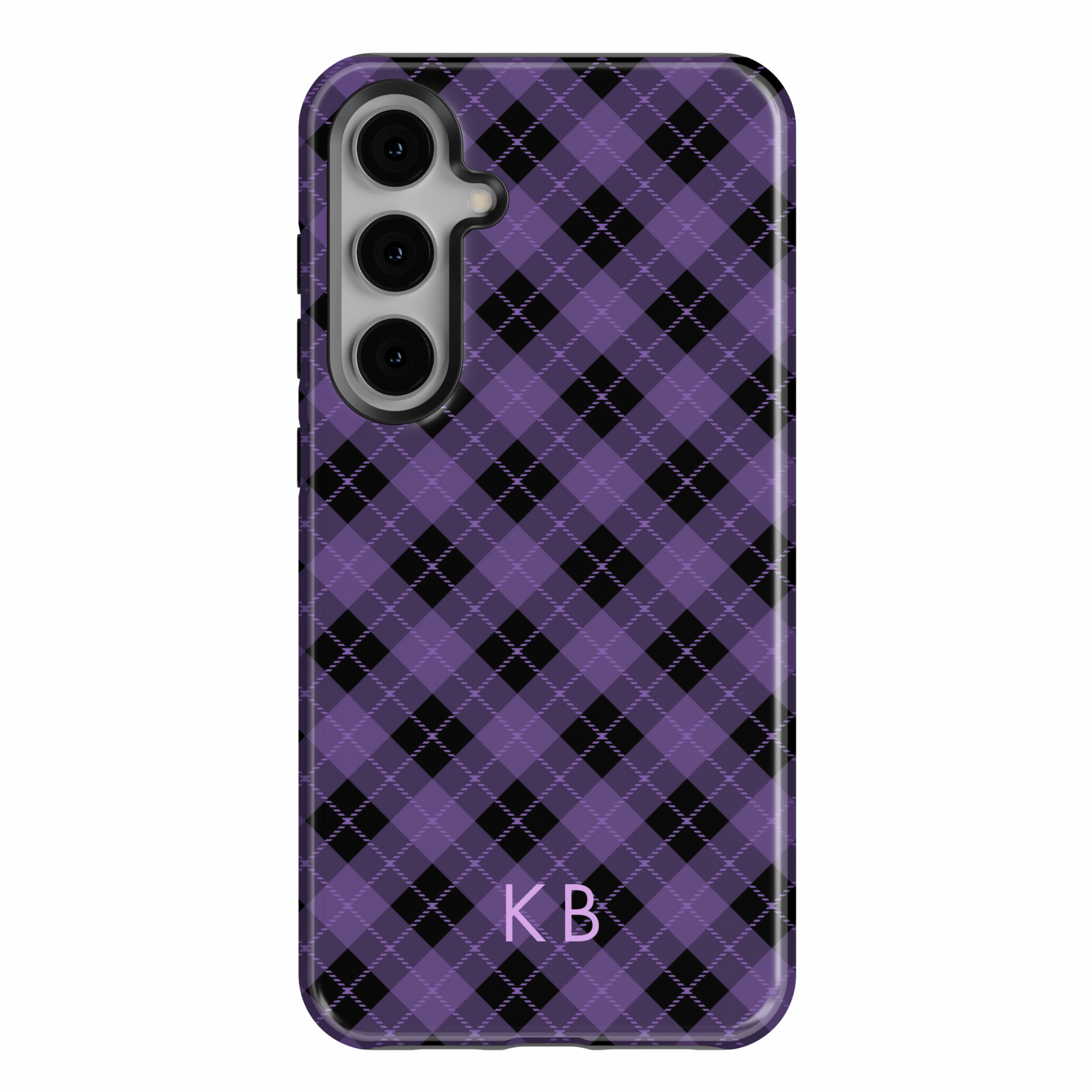 Vivid Texture Royal Plaid