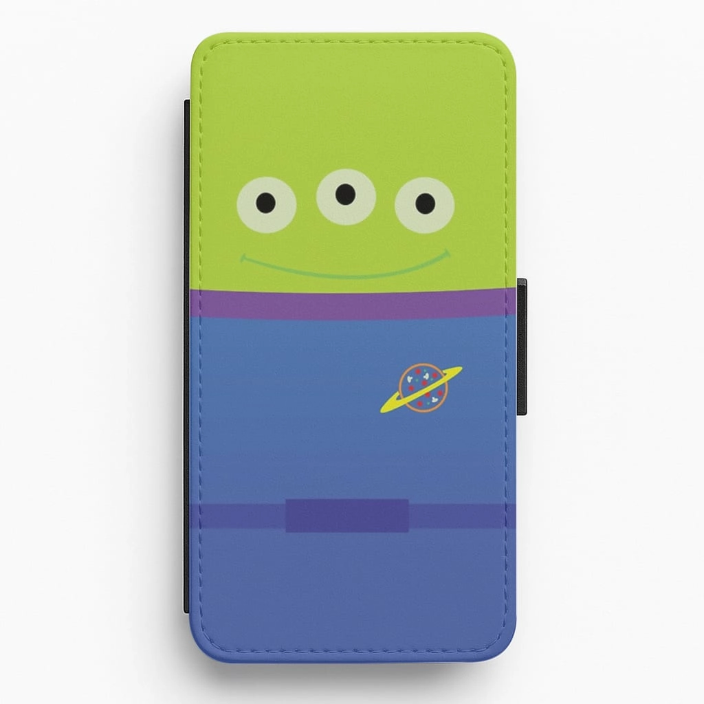 A Story of Toys Alien Costume Flip / Wallet Phone Case Smooth Pattern Design Stylish Finish
