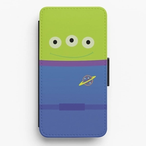 A Story of Toys Alien Costume Flip / Wallet Phone Case Smooth Pattern Design Stylish Finish