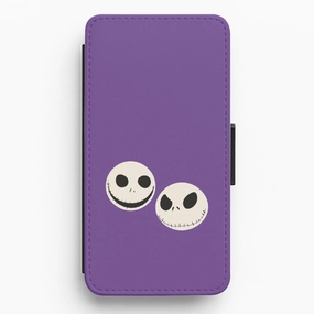 Skellington Heads - TNBC Flip / Wallet Phone Case Comfort Build Layer