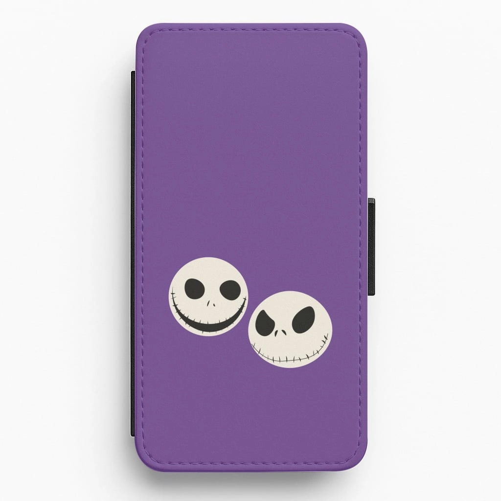 Skellington Heads - TNBC Flip / Wallet Phone Case Comfort Build Layer