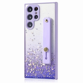 Purple Royale Glitter Sleek Guard Smooth Edge Design