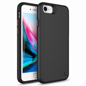 Rugged Build ZIZO DIVISION Series Case for iPhone SE (3rd and 2nd gen)/8/7 - Black