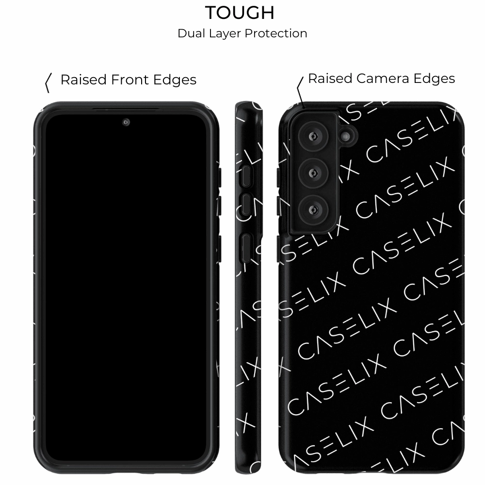 Monochrome Majesty Strong Corners Hybrid Texture Layer