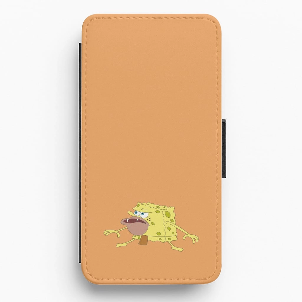 Urban Minimalism Caveman Flip / Wallet Phone Case