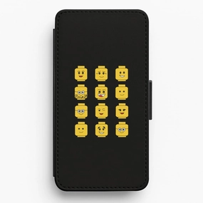 Characters - Bricks Flip / Wallet Phone Case Matte Finish