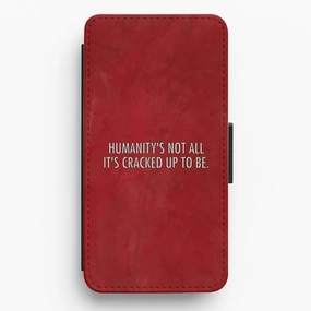 Humanity - VD Flip / Wallet Phone Case High-End Detail Modern Grip
