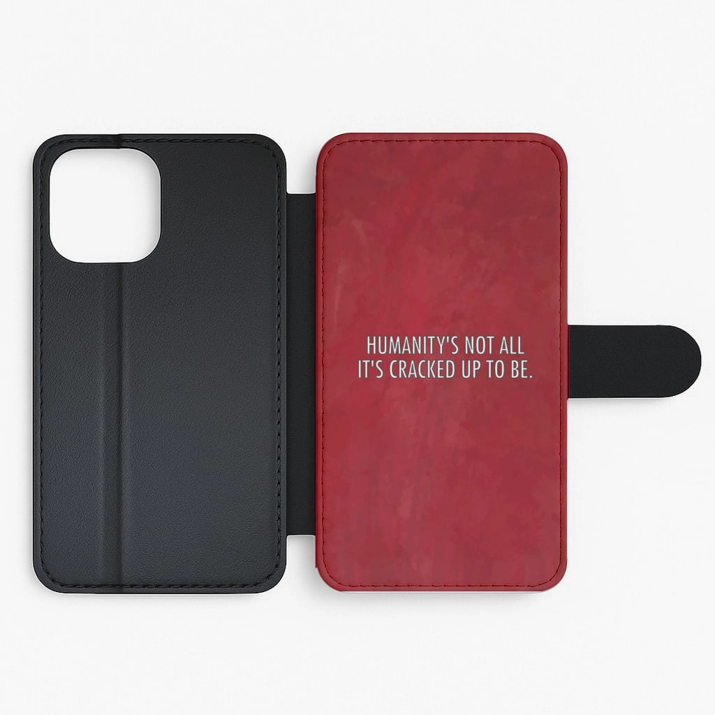 Humanity - VD Flip / Wallet Phone Case Modern Grip Texture
