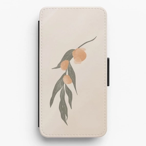 Spring Peaches Flip / Wallet Phone Case Daily Style Travel Essential