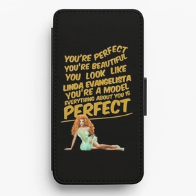 Smooth Form Youth Style Valentina, You're Perfect, You're Beautiful... Flip Wallet Phone Case