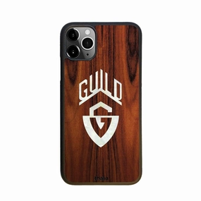 Santos Rosewood with Guild G-Shield Pearl Logo | iPhone Case Color Accent professional accessory